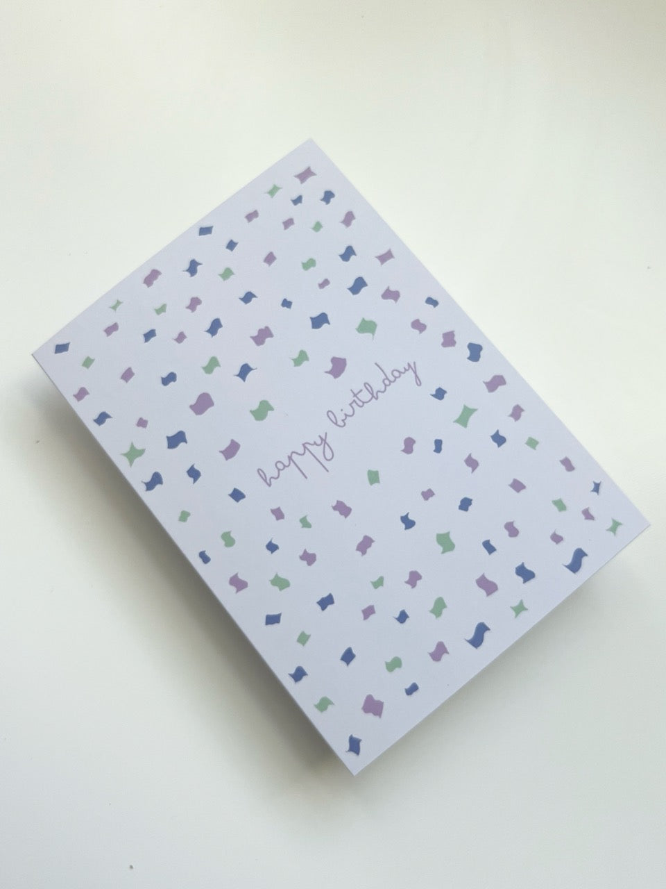 Happy Birthday Confetti Card