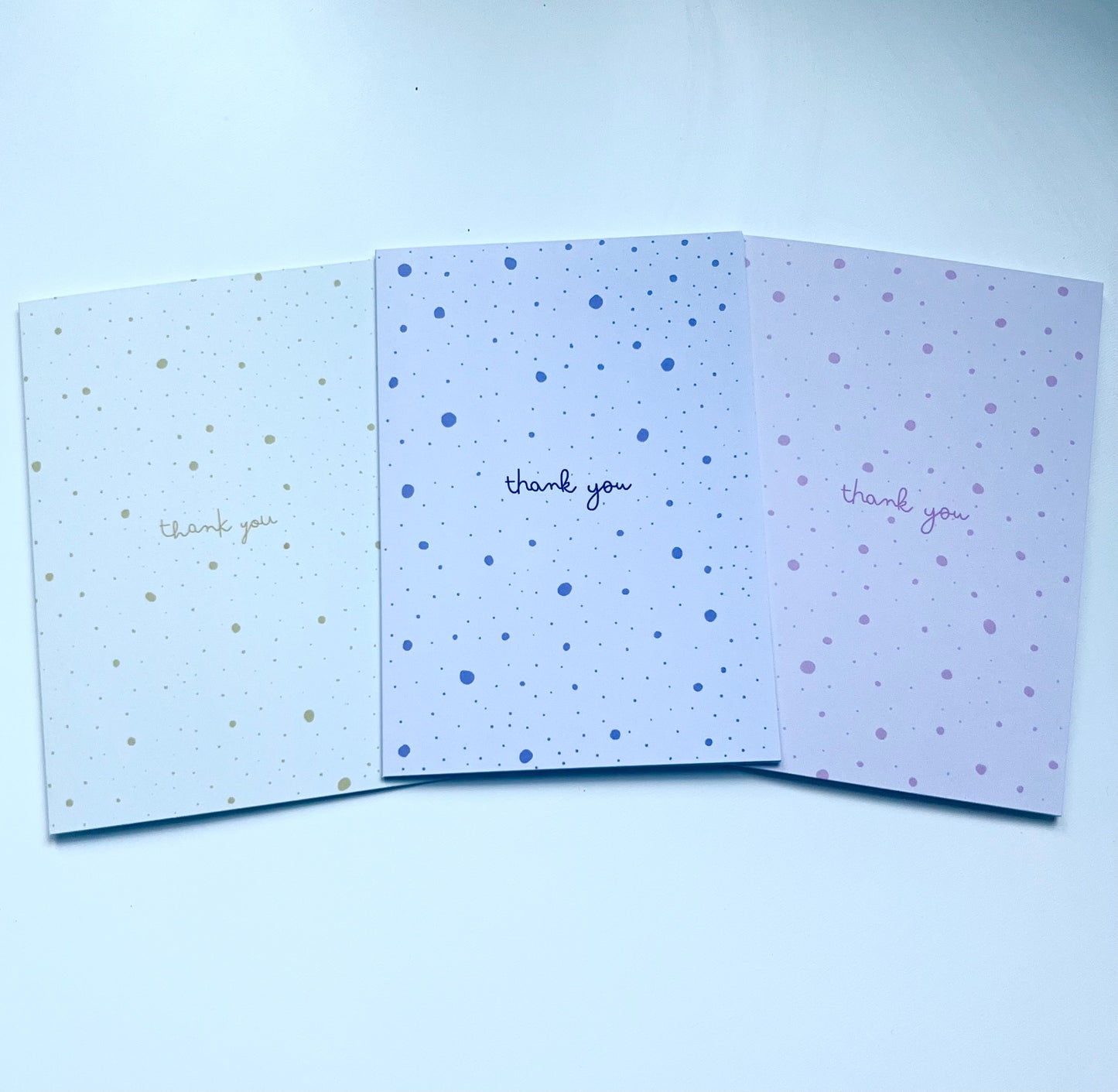 Thank You Dots Card - Pink