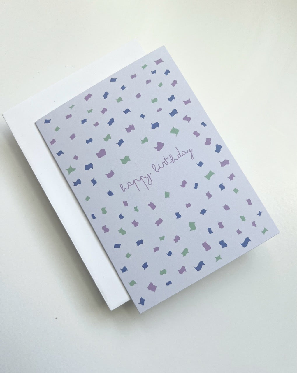 Happy Birthday Confetti Card