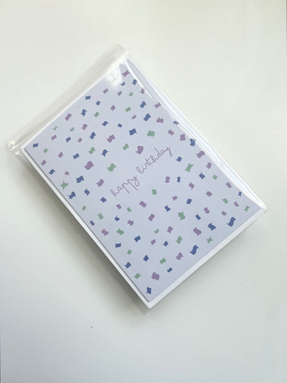 Happy Birthday Confetti Card